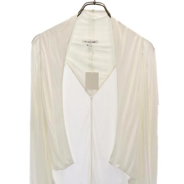 未使用 ヘルムートラング 長袖 カーディガン M ホワイト系 HELMUT LANG レディース