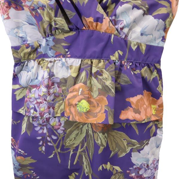 GRACE CONTINENTAL グレースコンチネンタル 日本製 ノースリーブ ワンピース 36 パープル系 レディース