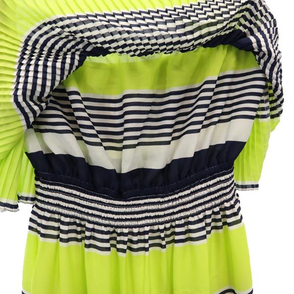 maxandcleo マックスアンドクレオ ボーダー ベアトップ ワンピース XS グリーン系 レディース