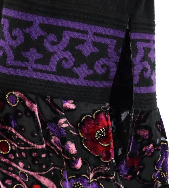 MARC JACOBS マークジェイコブス 半袖 ワンピース ブラック系 フレンチスリーブ レディース