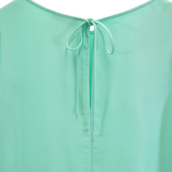 Kate Spade ケイトスペード 半袖 ワンピース 2 グリーン系 バックリボン レディース