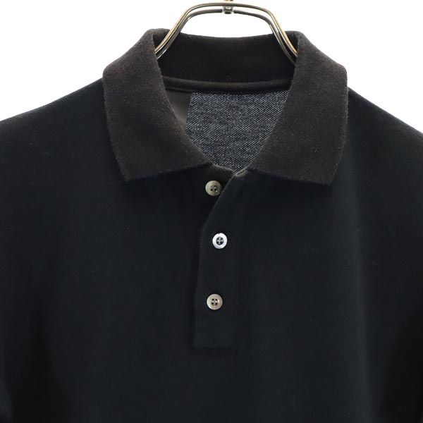N.HOOLYWOOD エヌハリウッド 半袖 ポロシャツ 36 ブラック系 メンズ