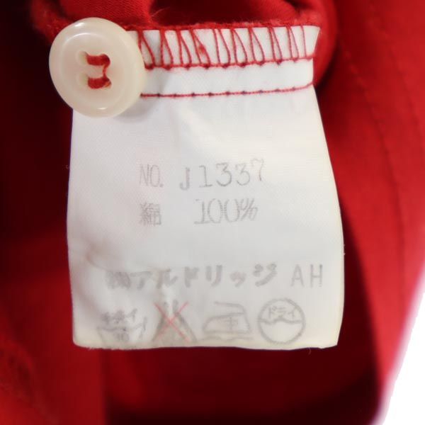 ALDRIDGE JEUNE アルドリッジジュヌ ノースリーブ ポロシャツ レッド レディース