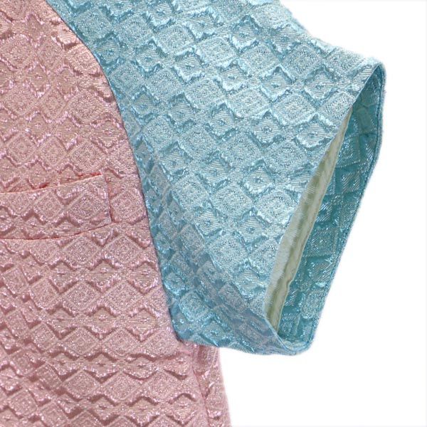 MARNI マルニ 2011ss 半袖 カットソー ピンク×水色 ラメ 織地 レディース