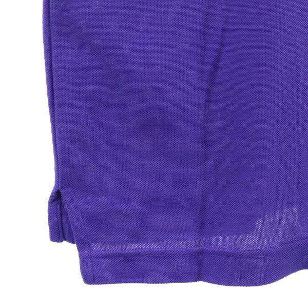 KENZO ケンゾー 日本製 ゴルフ 半袖 ポロシャツ 2 紫系 GOLF 鹿の子 メンズ