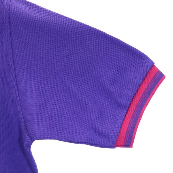 KENZO ケンゾー 日本製 ゴルフ 半袖 ポロシャツ 2 紫系 GOLF 鹿の子 メンズ