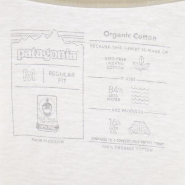 patagonia パタゴニア アウトドア 半袖 Tシャツ M ホワイト系 レディース