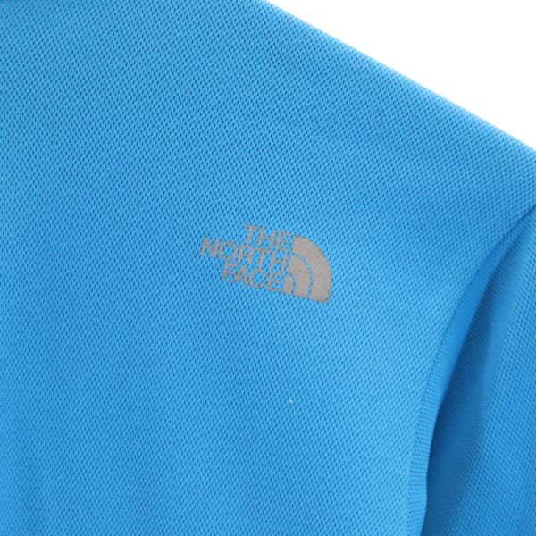 THE NORTH FACE ノースフェイス アウトドア NTW35101 長袖 ハーフジップ Tシャツ M ブルー系 レディース