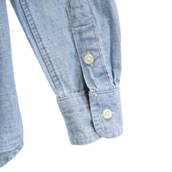 ラルフローレン 長袖 シャンブレー ボタンダウンシャツ 4 RALPH LAUREN キッズ