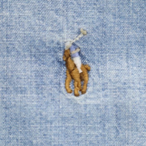RALPH LAUREN ラルフローレン 長袖 シャンブレー ボタンダウンシャツ 4 キッズ