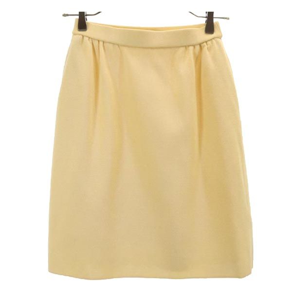 FOXEY フォクシー 日本製 スカートスーツ 上下 セットアップ 40 イエロー系 レディース