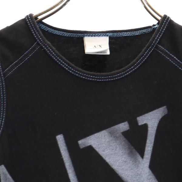 ARMANI EXCHANGE アルマーニエクスチェンジ USA製 ノースリーブ タンクトップ XS ブラック系 レディース