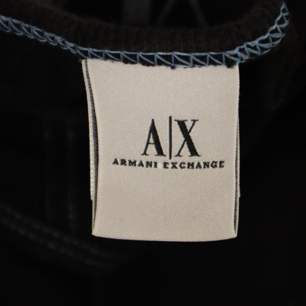 ARMANI EXCHANGE アルマーニエクスチェンジ USA製 ノースリーブ タンクトップ XS ブラック系 レディース