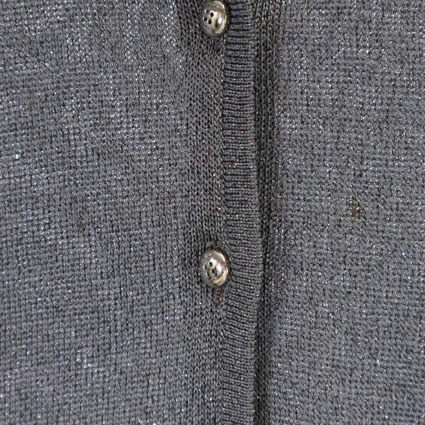 Christian Dior クリスチャンディオール イタリア製 長袖 シャツ XL グレー系 レディース