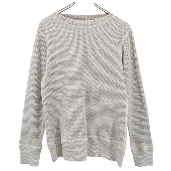 A VONTADE アボンタージ 日本製 長袖 セーター M グレー系 ニット メンズ