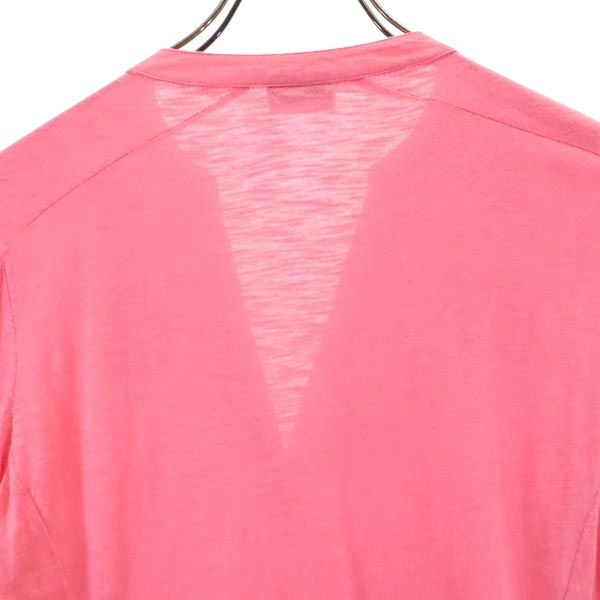 NAPAPIJRI ナパピリ 長袖 スキッパーカラー シャツ S ピンク系 レディース