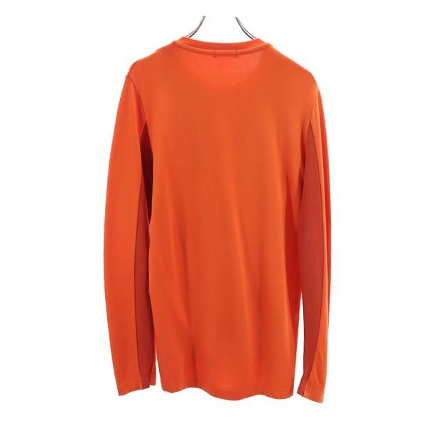 BLACK LABEL CRESTBRIDGE ブラックレーベルクレストブリッジ 長袖 Tシャツ M オレンジ ロンT メンズ