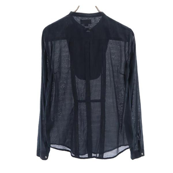 DIESEL ディーゼル スパンコールデザイン 長袖 ブラウス XS 黒 シャツ レディース