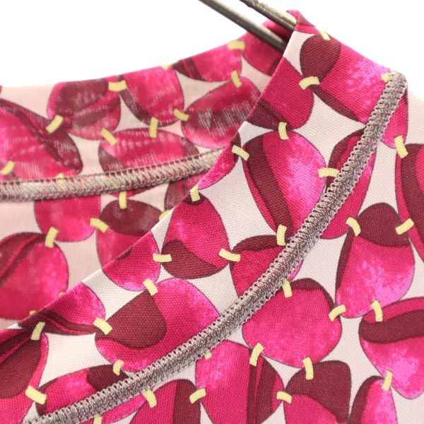 Missoni ミッソーニ イタリア製 総柄 長袖 カットソー 40 ピンク系 レディース