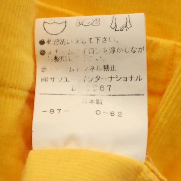 PEARLY GATES パーリーゲイツ 日本製 長袖 コーデュロイ ボタンダウンシャツ 1 イエロー系 レディース