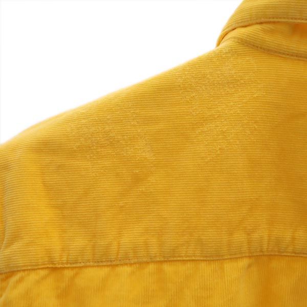 PEARLY GATES パーリーゲイツ 日本製 長袖 コーデュロイ ボタンダウンシャツ 1 イエロー系 レディース