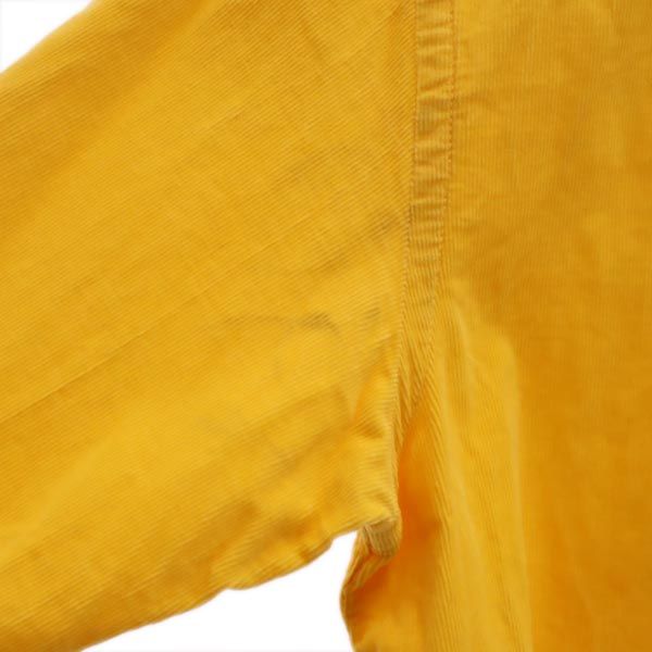 PEARLY GATES パーリーゲイツ 日本製 長袖 コーデュロイ ボタンダウンシャツ 1 イエロー系 レディース