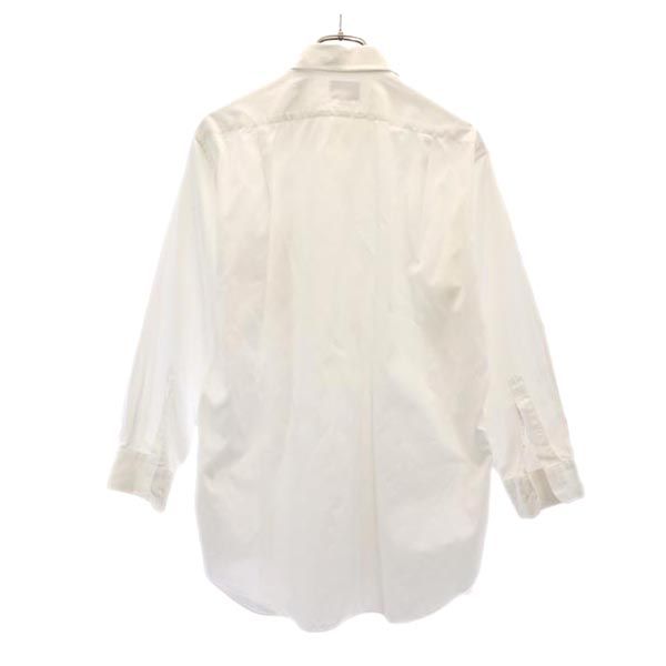 LANVIN ランバン 日本製 長袖 シャツ 41-80 ホワイト メンズ
