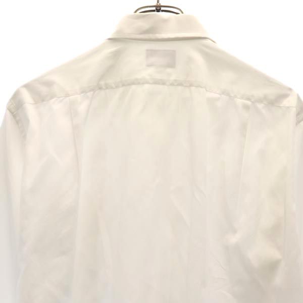 LANVIN ランバン 日本製 長袖 シャツ 41-80 ホワイト メンズ