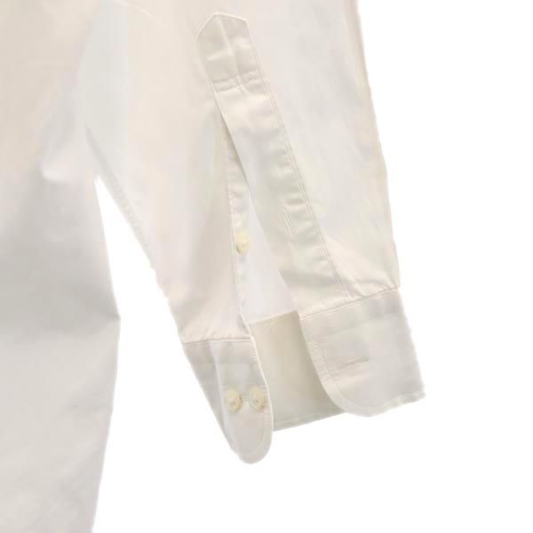 LANVIN ランバン 日本製 長袖 シャツ 41-80 ホワイト メンズ