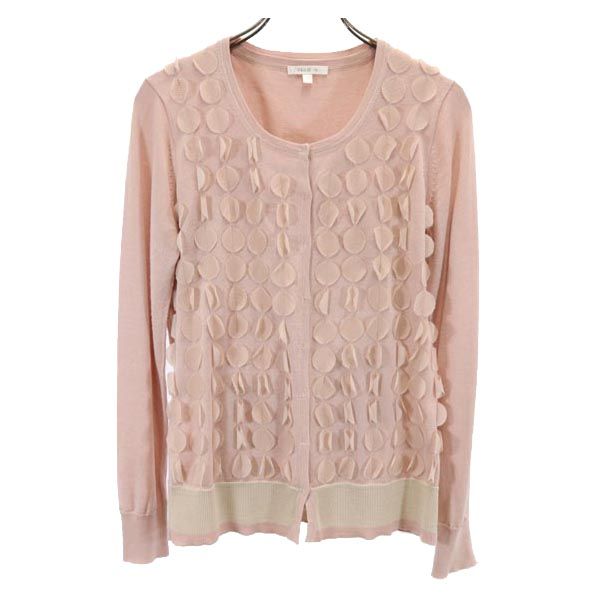 PAULE KA ポールカ 長袖 2点セット アンサンブル M ピンク カーディガン レディース