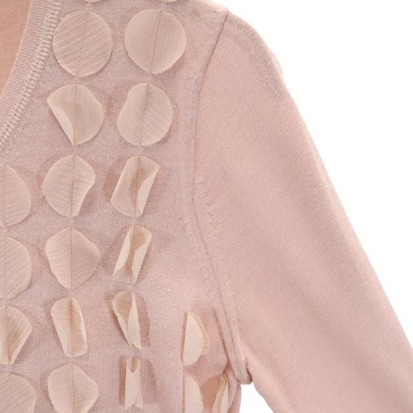 PAULE KA ポールカ 長袖 2点セット アンサンブル M ピンク カーディガン レディース