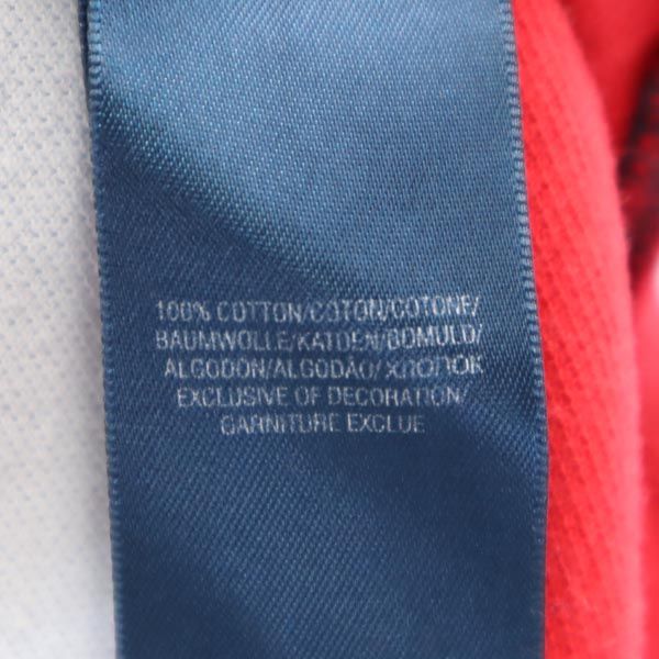 Polo by Ralph Lauren ポロバイラルフローレン ボーダー 半袖 ポロシャツ S(8) 鹿の子 キッズ