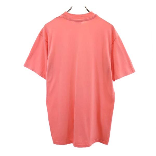 Hanes ヘインズ 80s 90s USA製 ヴィンテージ プリント 半袖 Tシャツ L ピンク系 メンズ
