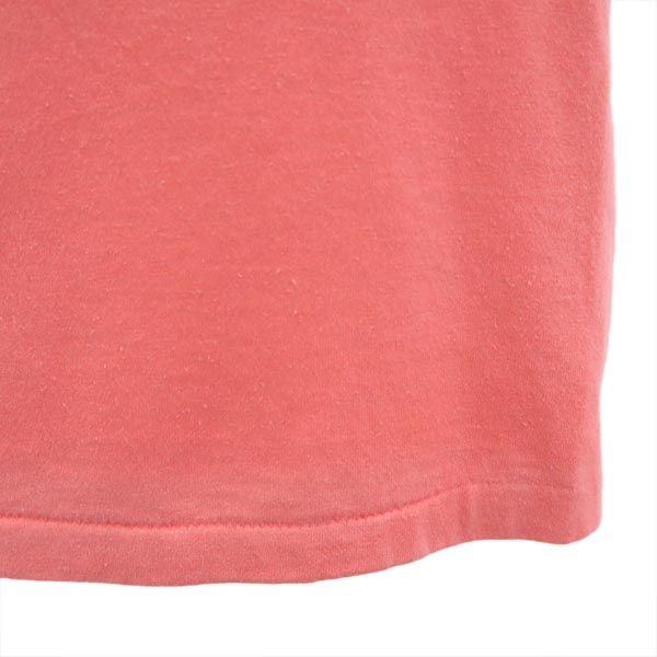 Hanes ヘインズ 80s 90s USA製 ヴィンテージ プリント 半袖 Tシャツ L ピンク系 メンズ