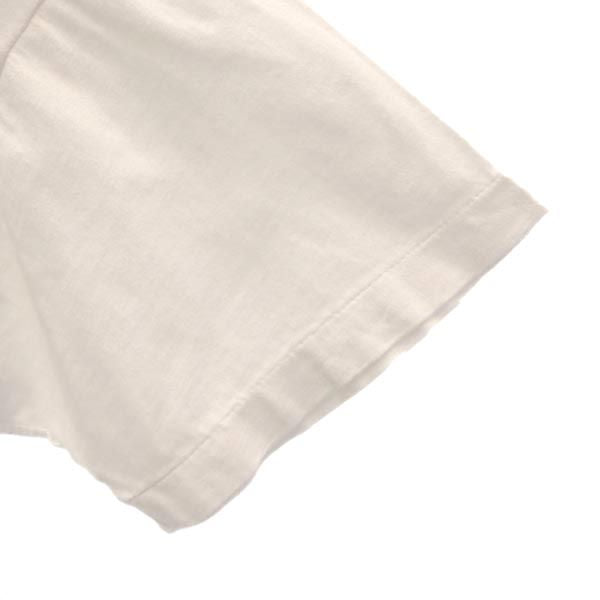 オンザビーチ 両面プリント 半袖 クルーネック Tシャツ 白系 ON THE BEACH メンズ