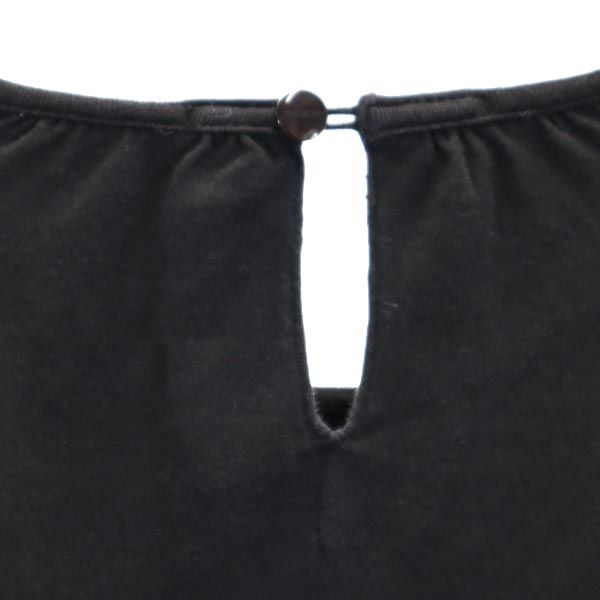 BURBERRY バーバリー 日本製 長袖 Tシャツ 130 ブラック系 ロンT キッズ