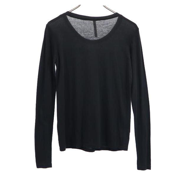 glamb グラム ラインストーン ロゴ 長袖 ラインストーン Tシャツ ブラック ロンT レディース