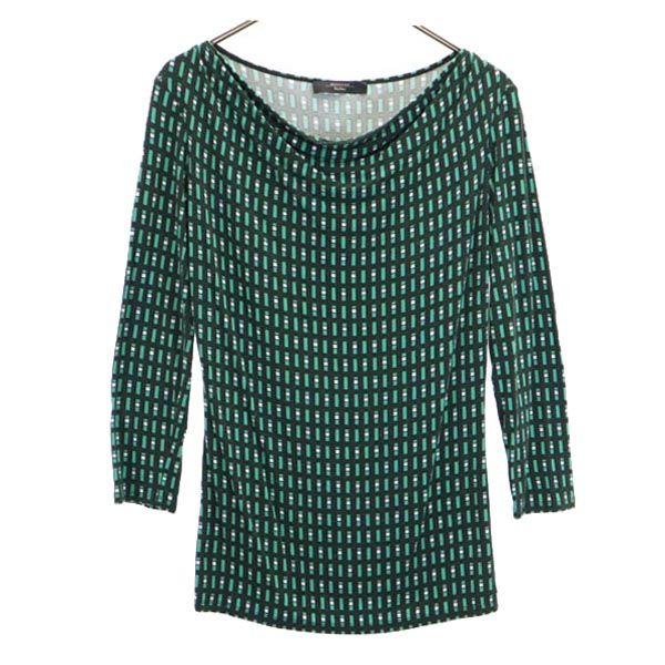 MAX MARA マックスマーラ ウィークエンド 総柄 長袖 カットソー グリーン系 WEEKEND レディース