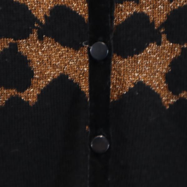 MARC BY MARC JACOBS マークバイマークジェイコブス ウールブレンド 長袖 ニット カーディガン XS ブラック系 レディース