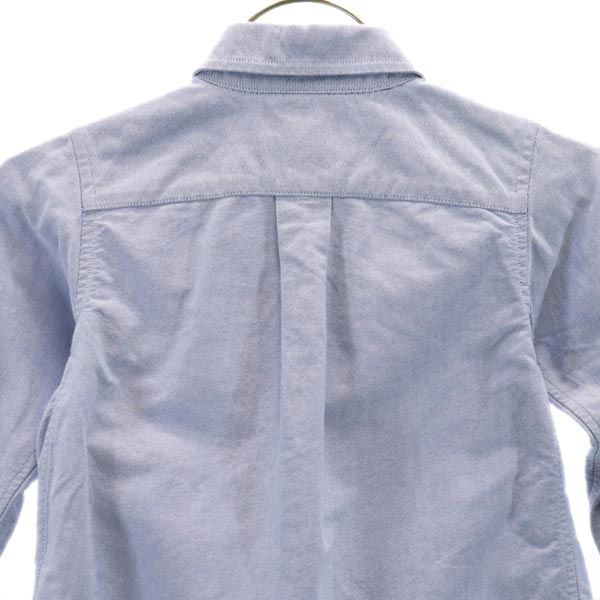 ラルフローレン 長袖 オックスフォード ボタンダウンシャツ 2/2T ブルー RALPH LAUREN キッズ