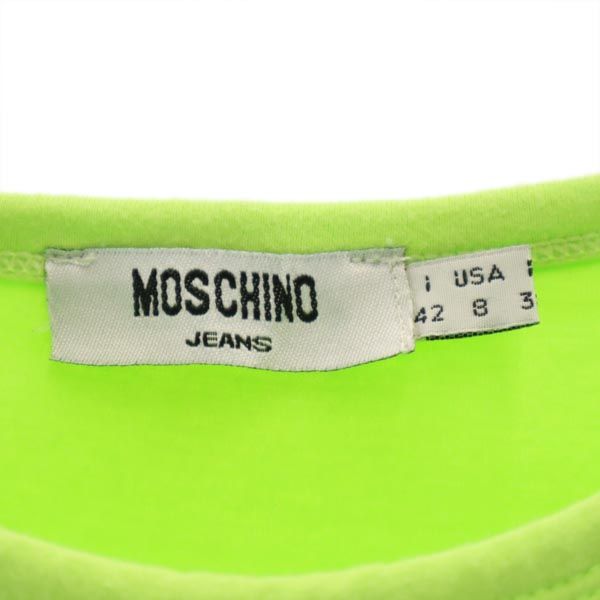 MOSCHINO モスキーノ 半袖 Tシャツ USA8 グリーン系 スパンコール レディース