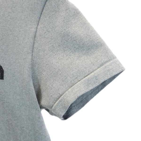 THE NORTH FACE ノースフェイス アウトドア バックプリント 半袖 Tシャツ S グレー ストレッチ レディース