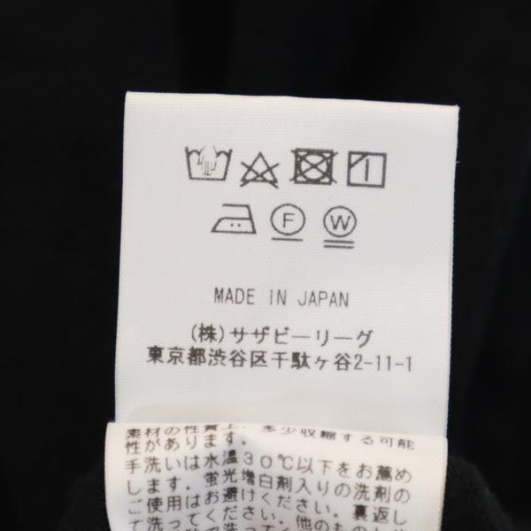 Ron Herman ロンハーマン 日本製 半袖 Tシャツ XS 黒 袖リボン レディース