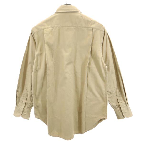 RALPH LAUREN ラルフローレン 長袖 シャツ L カーキ系 エルボーパッチ レディース