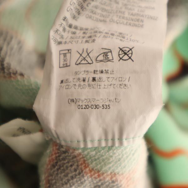 SPORTMAX CODE スポーツマックスコード 総柄 長袖 スウェット トレーナー XL グリーン系 レディース