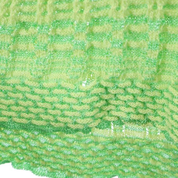 Missoni ミッソーニ イタリア製 ウールブレンド ボーダー 長袖 アンサンブル ニット カーディガン グリーン系 レディース