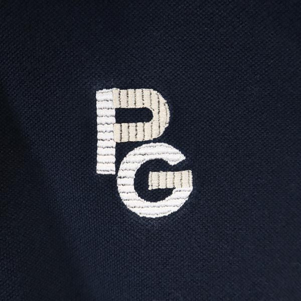 PEARLY GATES パーリーゲイツ 日本製 ゴルフ 半袖 ポロシャツ 3 ネイビー系 鹿の子 レディース