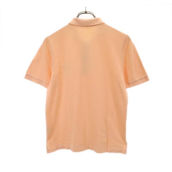 Burberrys バーバリーズ 90s オールド 半袖 ポロシャツ M オレンジ系 鹿の子 レディース