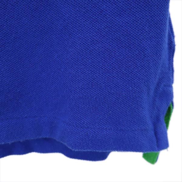POLO RALPH LAUREN ポロラルフローレン ビッグポニー 長袖 ポロシャツ 6(120/60) ブルー系 鹿の子 キッズ