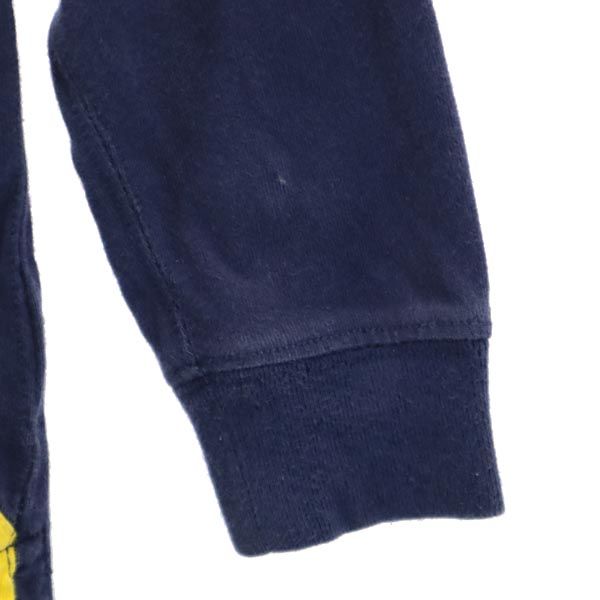 Polo by Ralph Lauren ポロバイラルフローレン ボーダー 長袖 ポロシャツ 5 ネイビー×イエロー ラガーシャツ キッズ